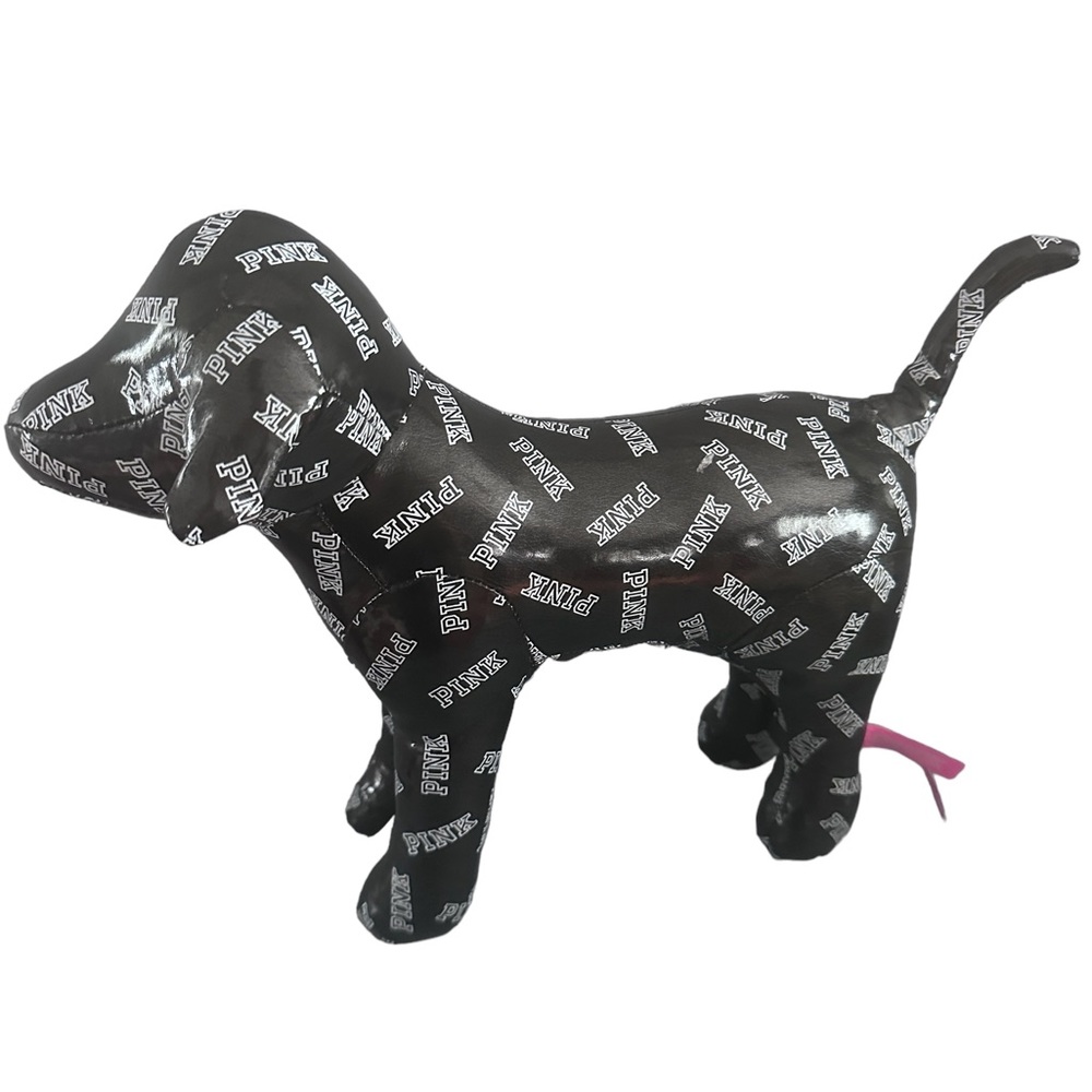New Victorias Secret PINK Black White Logo Collector dog Rare
